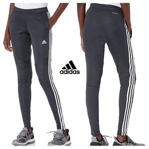 NWT ADIDAS Women Tiro19 Training Performance Running CLIMECOOL Pants in GREY